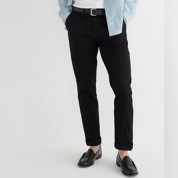 NWOT J.Crew 1040 Athletic black chino pant in size 36 x 34 - Picture 1 of 7